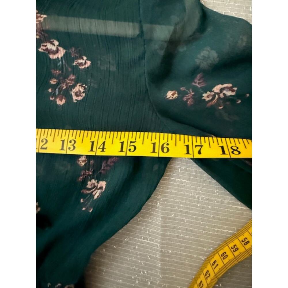 MUDD TEAL SHEER DRESS SIZE XSMALL - Picture 5 of 8